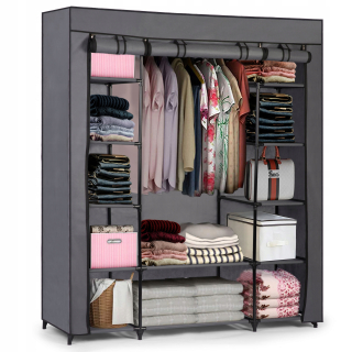 Skriňa Massido 680000 135 x 170 x 45 cm odtiene sivej